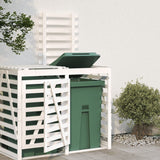 Extension de rangement conteneur Vidaxx bois de pin massif blanc