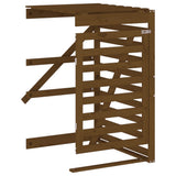 Extension de rangement pour conteneur Vidaxx en bois de pin massif marron miel