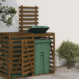 Extension de rangement pour conteneur Vidaxx en bois de pin massif marron miel