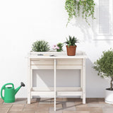 Plantilla Vidaxl con mesa plegable Pino sólido White