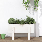 Vidaxx jardinière 62x30x38 cm bois de pin massif blanc