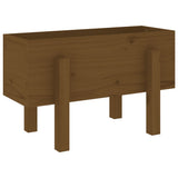 Vidaxx jardinière 62x30x38 cm bois de pin massif marron miel