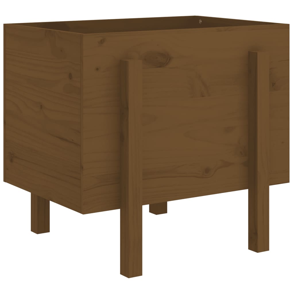 Vidaxx 810552 jardinière 62x50x57 cm bois de pin massif marron miel