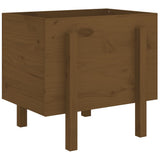Vidaxx 810552 jardinière 62x50x57 cm bois de pin massif marron miel