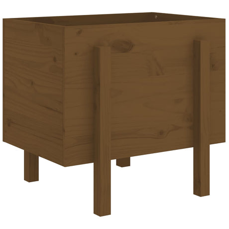Vidaxx 810552 jardinière 62x50x57 cm bois de pin massif marron miel