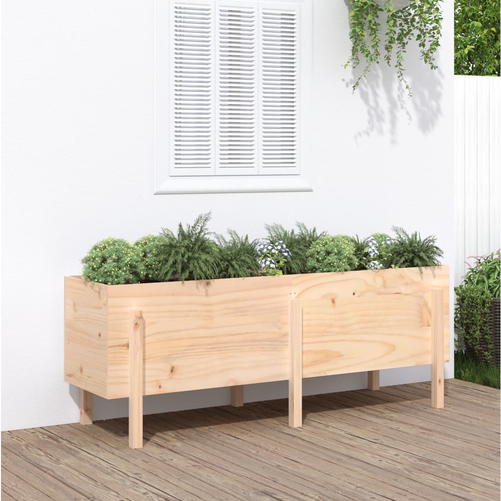 VidaXL jardinière surélevée 160x50x57 cm en bois de pin massif