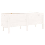 Vidaxx jardinière surélevée 160x50x57 cm bois de pin massif blanc