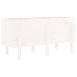 Vidaxx jardinière surélevée 121x50x57 cm bois de pin massif blanc