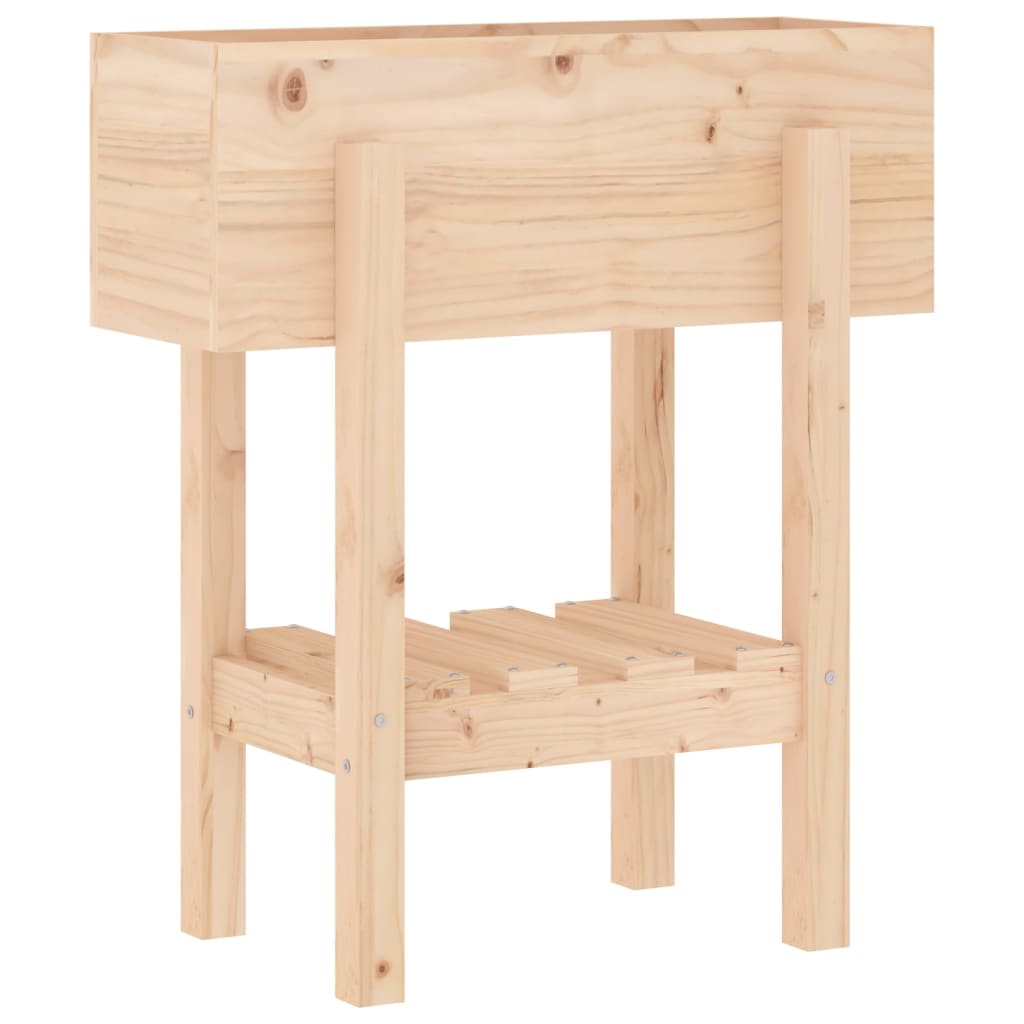 Jardinière Vidaxx 62x30x69 cm bois de pin massif