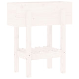 Vidaxx jardinière 62x30x69 cm bois de pin massif blanc