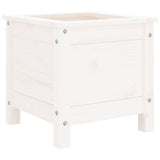Vidaxx jardinière 40x40x39 cm bois de pin massif blanc
