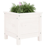 Vidaxx jardinière 40x40x39 cm bois de pin massif blanc