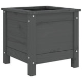 Vidaxx jardinière 40x40x39 cm bois de pin massif gris