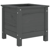 Vidaxl Planning Box 40x40x39 cm Solid Pine Grey