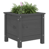 Vidaxx jardinière 40x40x39 cm bois de pin massif gris