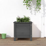 Vidaxl Planning Box 40x40x39 cm Solid Pine Grey