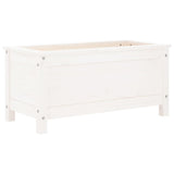 Vidaxx jardinière 82,5x40x39 cm bois de pin massif blanc