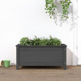 Vidaxx jardinière 82,5x40x39 cm bois de pin massif gris