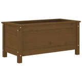 Vidaxx jardinière 82,5x40x39 cm bois de pin massif marron miel