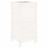 Vidaxx jardinière 40x40x78 cm bois de pin massif blanc