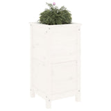 Vidaxx jardinière 40x40x78 cm bois de pin massif blanc