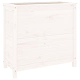 Vidaxx jardinière 82,5x40x78 cm bois de pin massif blanc