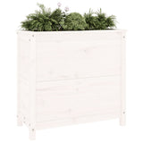 Vidaxx jardinière 82,5x40x78 cm bois de pin massif blanc