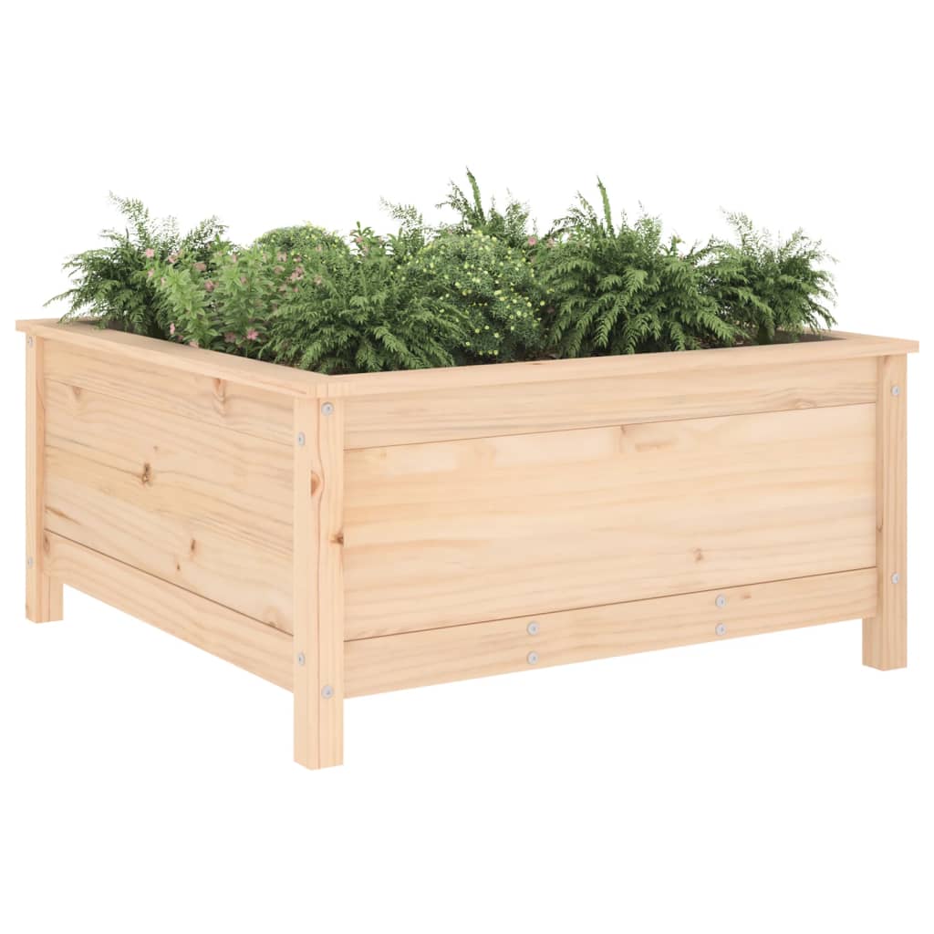 Jardinière Vidaxx 82,5x82,5x39 cm bois de pin massif