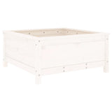 Vidaxx jardinière 82,5x82,5x39 cm bois de pin massif blanc
