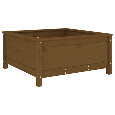 Vidaxx jardinière 82,5x82,5x39 cm bois de pin massif marron miel