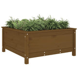 Vidaxx jardinière 82,5x82,5x39 cm bois de pin massif marron miel