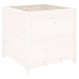Vidaxx jardinière 82,5x82,5x78 cm bois de pin massif blanc