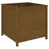 Vidaxx jardinière 82,5x82,5x78 cm bois de pin massif marron miel