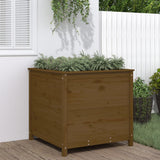 Vidaxx jardinière 82,5x82,5x78 cm bois de pin massif marron miel