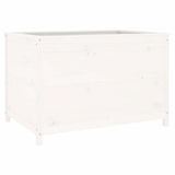 Vidaxx jardinière surélevée 119,5x82,5x78 cm bois de pin massif blanc