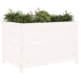 Vidaxx jardinière surélevée 119,5x82,5x78 cm bois de pin massif blanc
