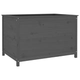 Vidaxx jardinière surélevée 119,5x82,5x78 cm bois de pin massif gris