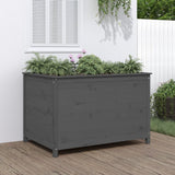 Vidaxx jardinière surélevée 119,5x82,5x78 cm bois de pin massif gris