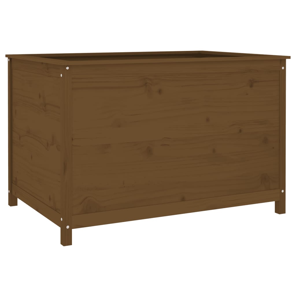 Vidaxx jardinière surélevée 119,5x82,5x78 cm pin massif marron miel