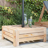 Housse de base de parasol Vidaxx en bois de pin massif