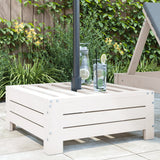 Vidaxx housse de base de parasol en bois de pin massif blanc