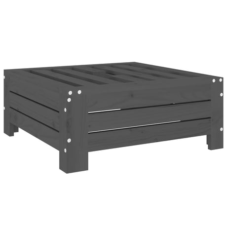 Vidaxx housse de pied de parasol en bois de pin massif gris