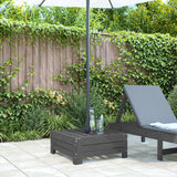 Vidaxx housse de pied de parasol en bois de pin massif gris
