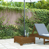 Vidaxx housse de pied de parasol en bois de pin massif marron miel