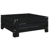Vidaxx housse de base de parasol en bois de pin massif noir