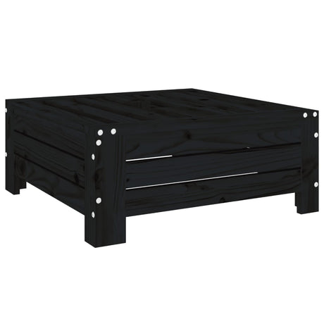 Vidaxx housse de base de parasol en bois de pin massif noir