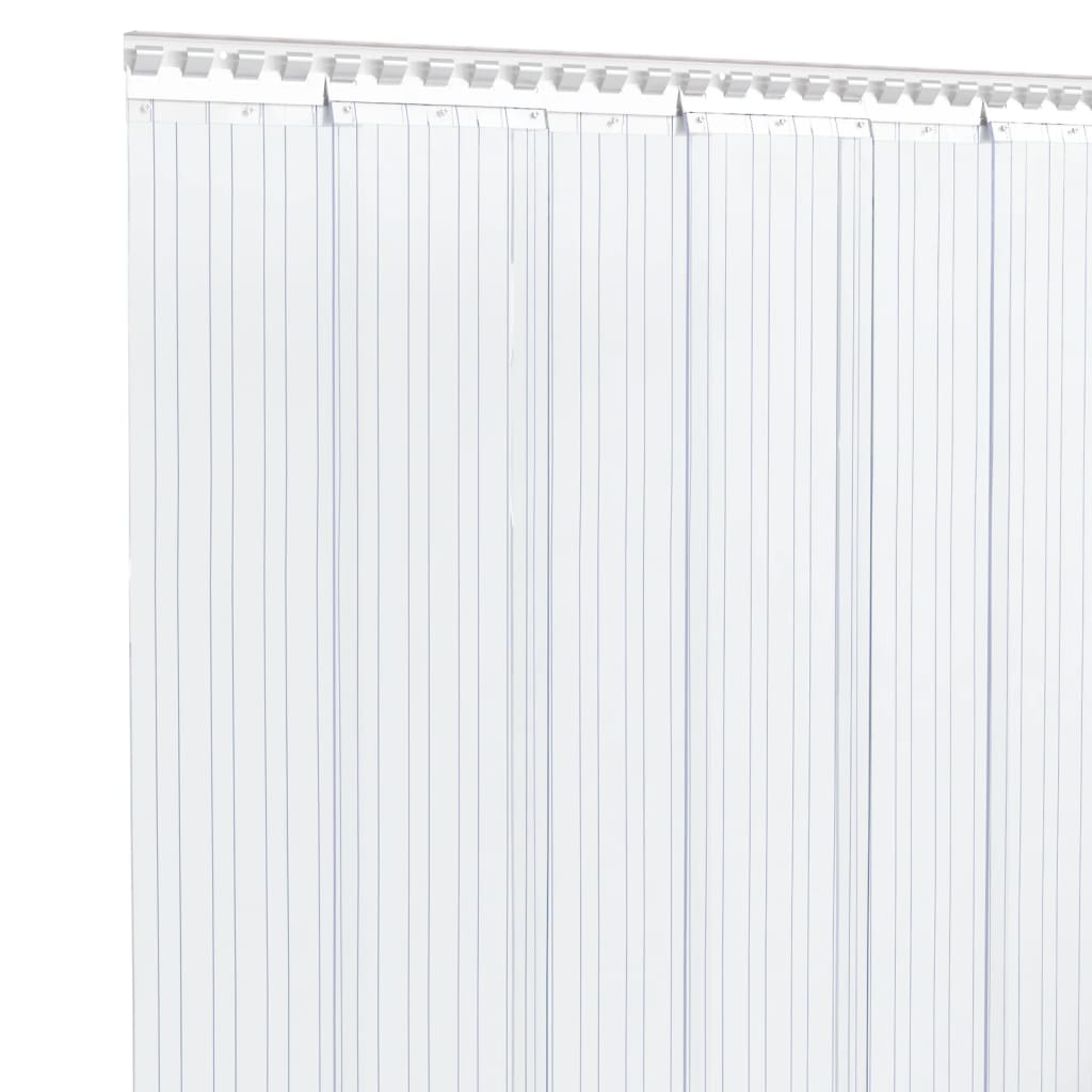 Vidaxxl rideau de porte 200 mm x 1,6 mm 10 m PVC transparent