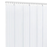 Vidaxxl rideau de porte 200 mm x 1,6 mm 10 m PVC transparent
