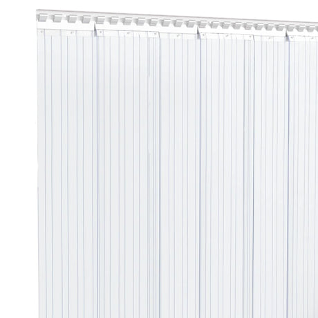 Vidaxxl rideau de porte 200 mm x 1,6 mm 10 m PVC transparent