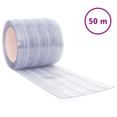 Vidaxx rideau de porte 200x1,6 mm 50 m PVC transparent